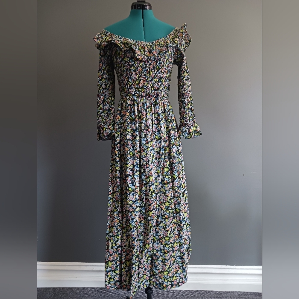NWT Doen Rosenda Floral Cotton Dress Size M